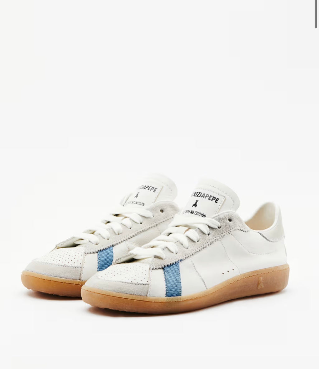 SKIN Sneakers in nappa con Lettering