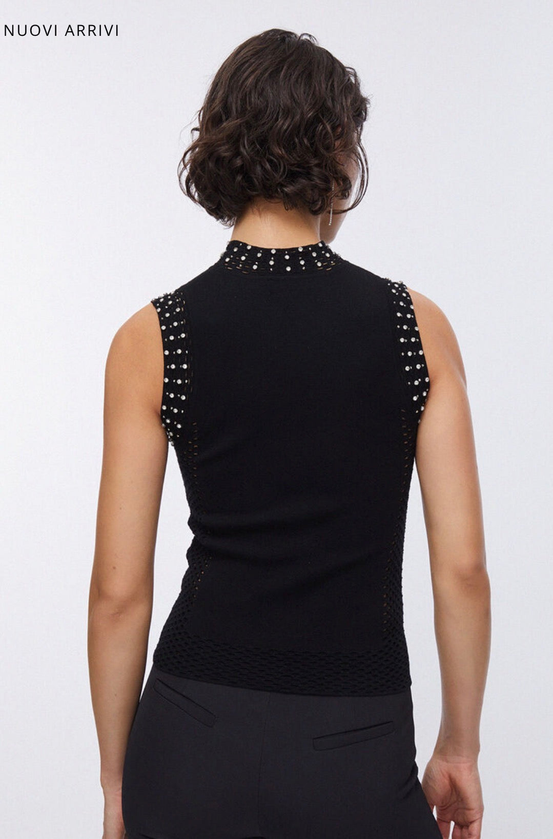 Gilet con ricami gioiello Liujo