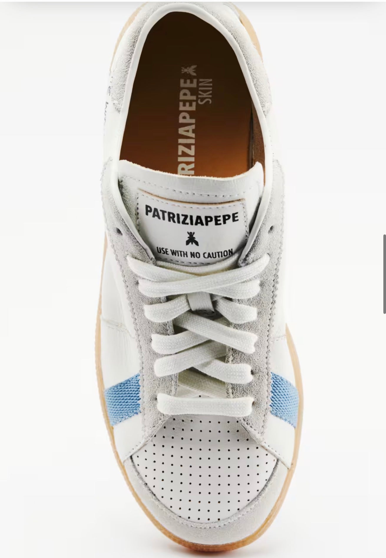 SKIN Sneakers in nappa con Lettering