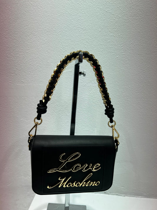 LoveMoschino- borsa PU nero