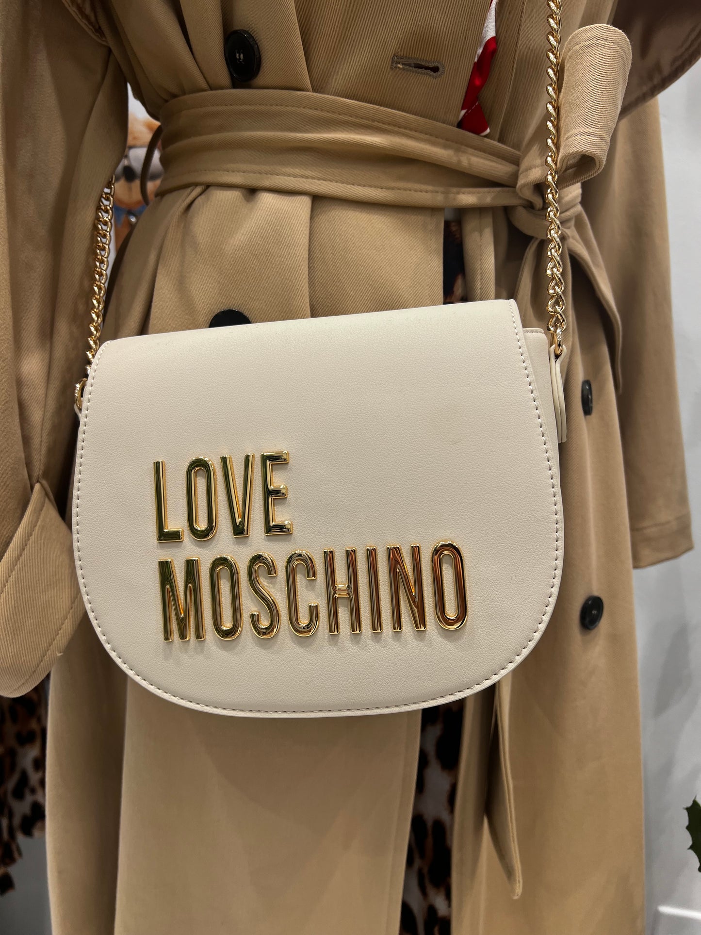 LoveMoschino - borsa avorio