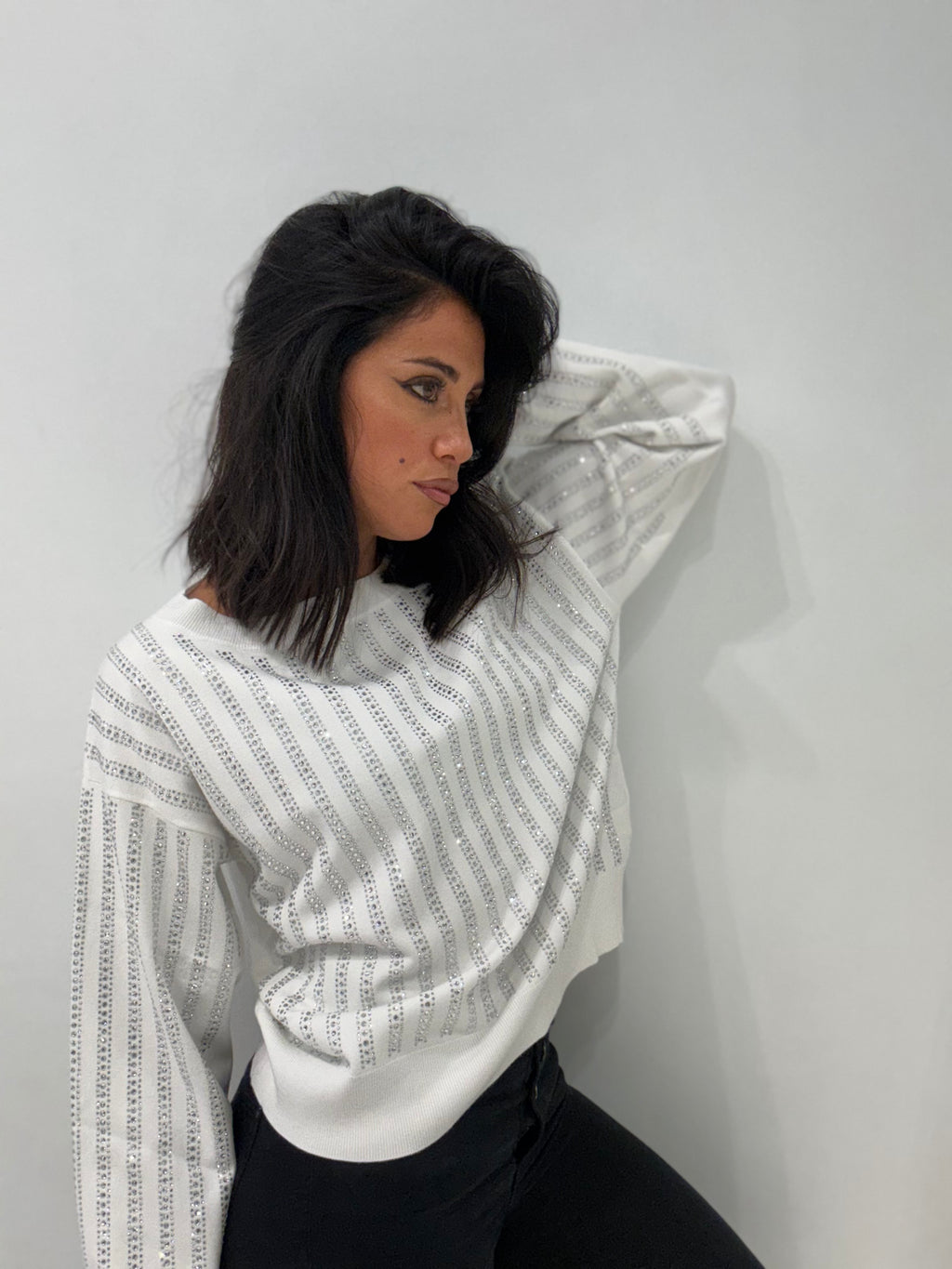 Maglia con strass Liujo