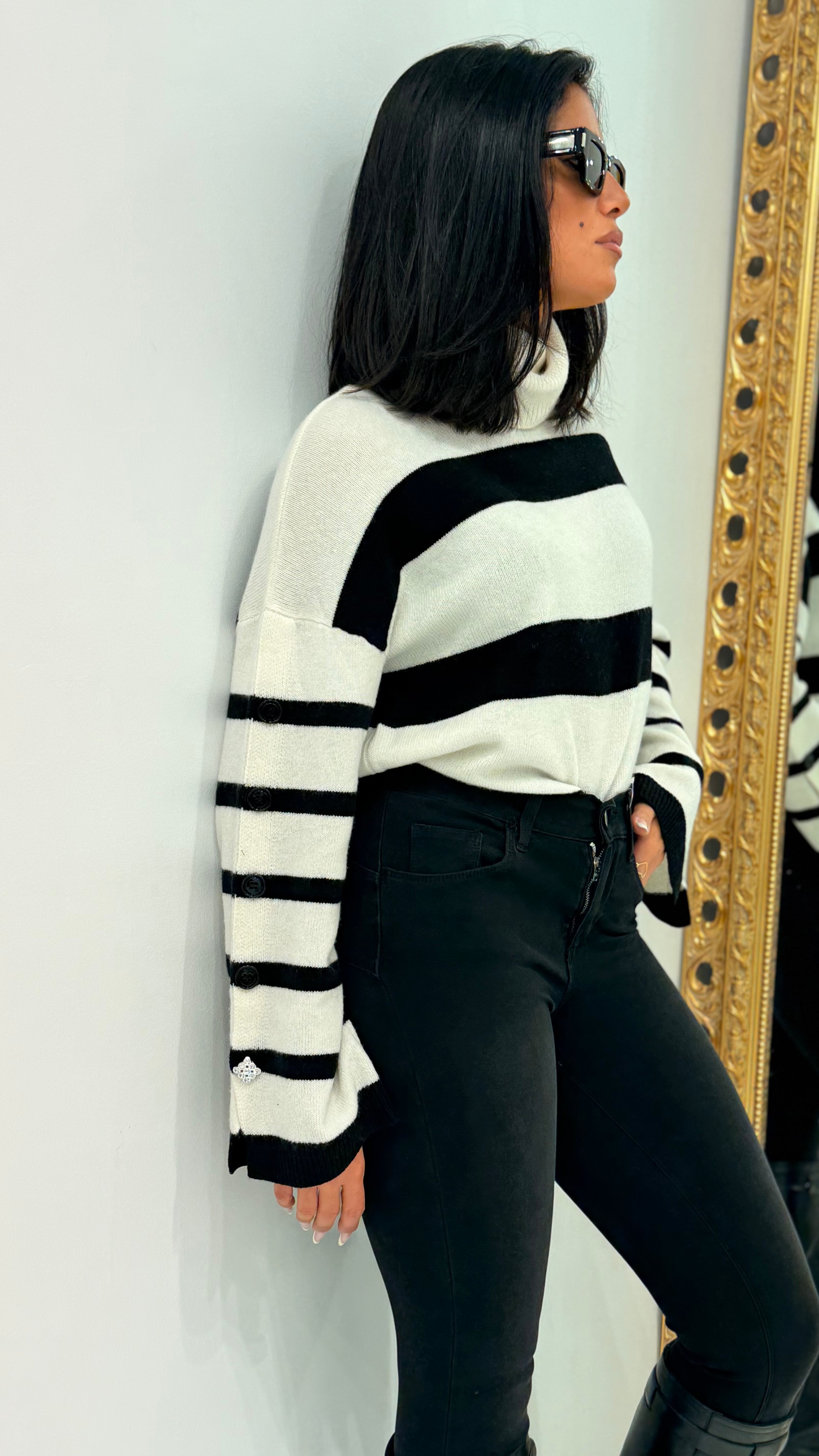 Maglia a collo alto Liujo