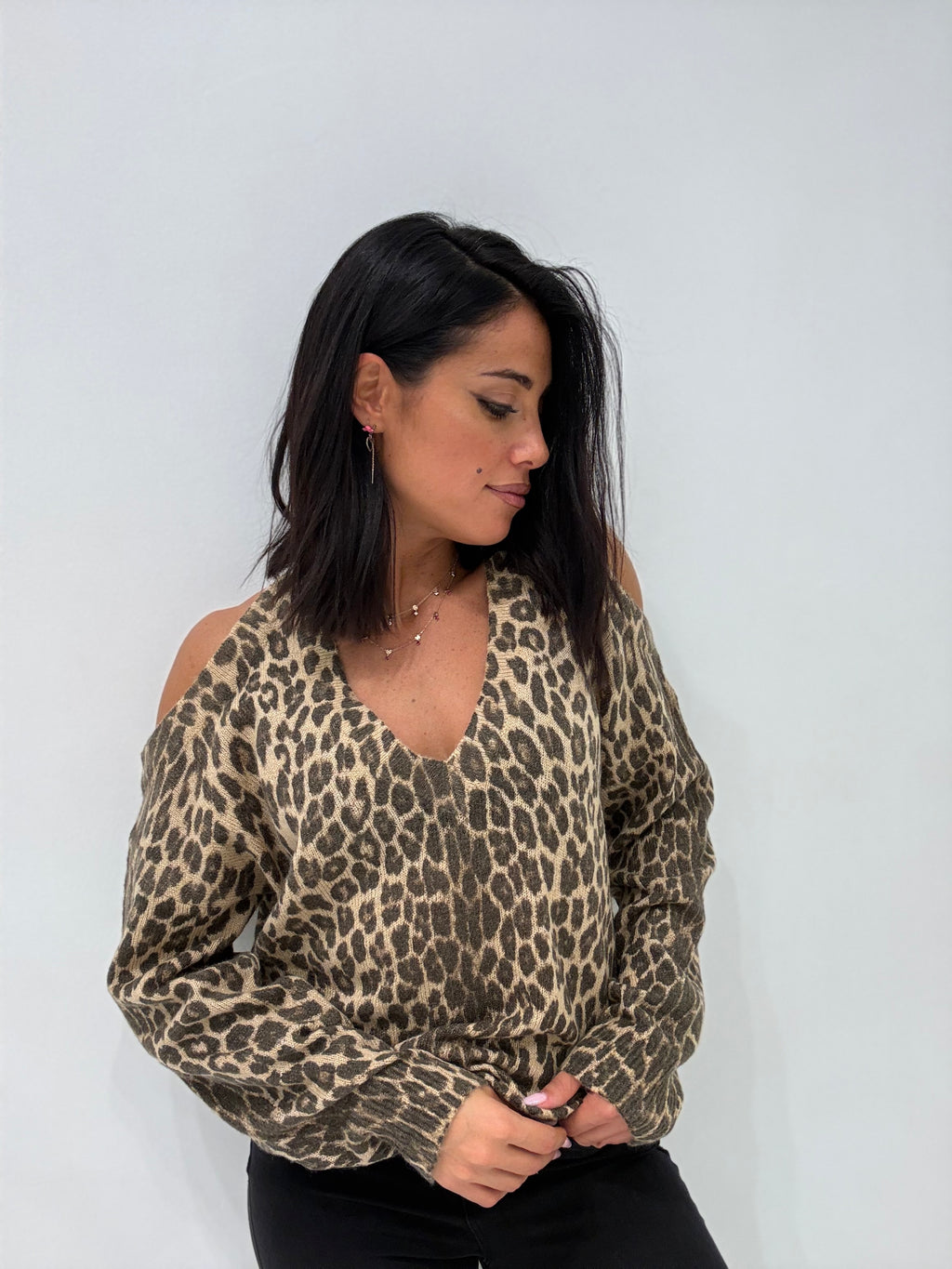 Maglia con cut-out Liujo