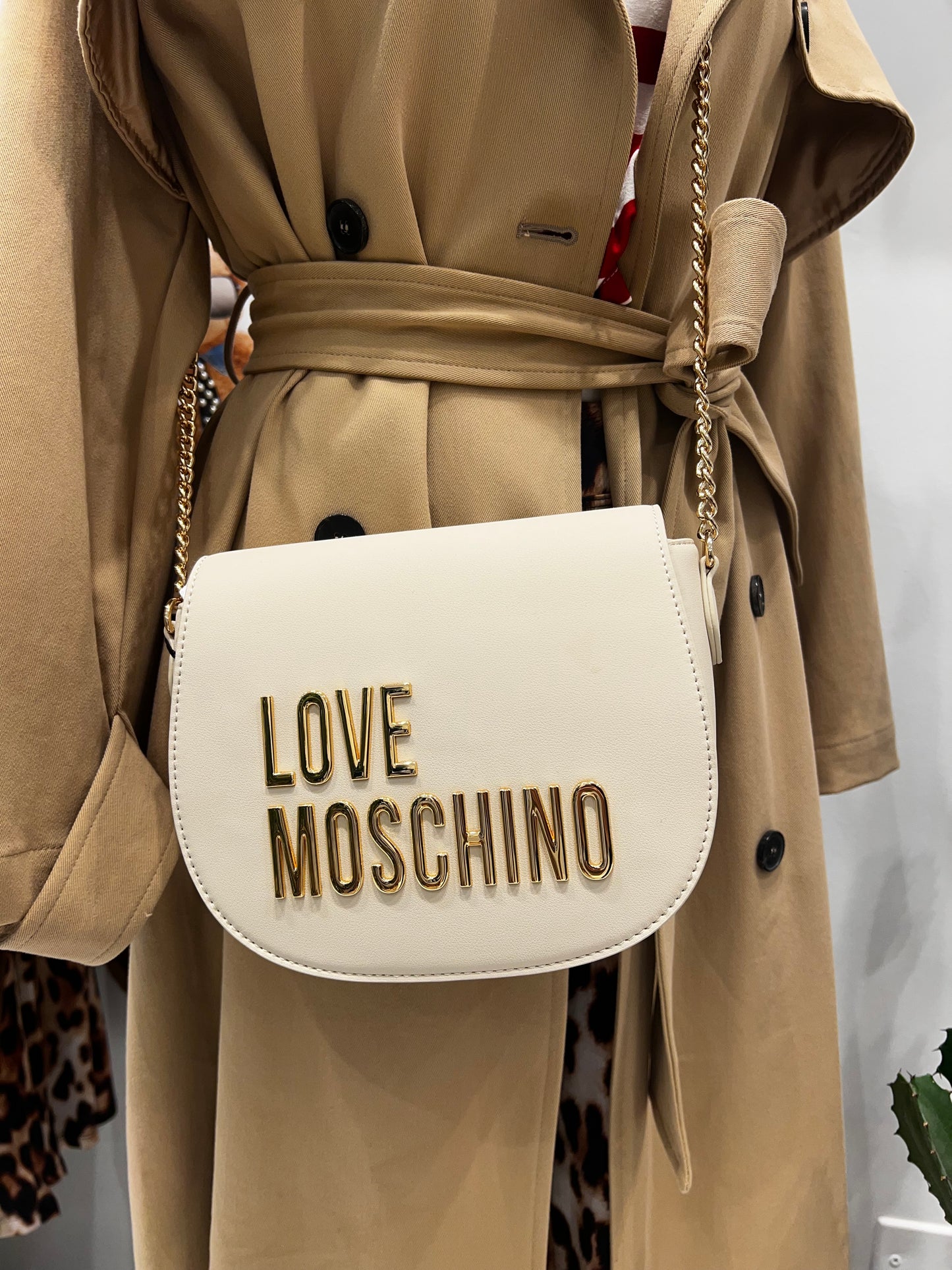 LoveMoschino - borsa avorio