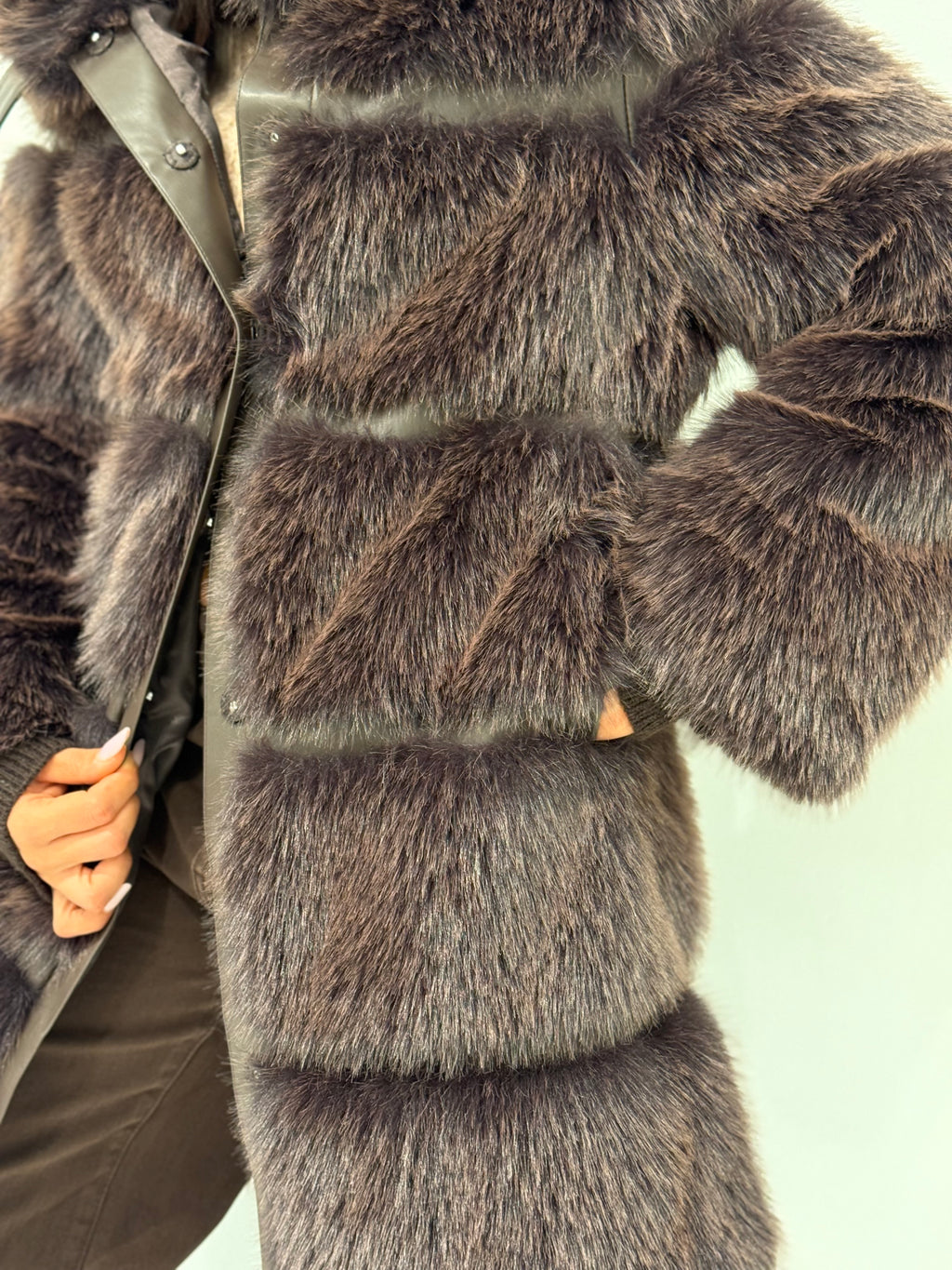 Giubbotto fluffy midi Patrizia Pepe