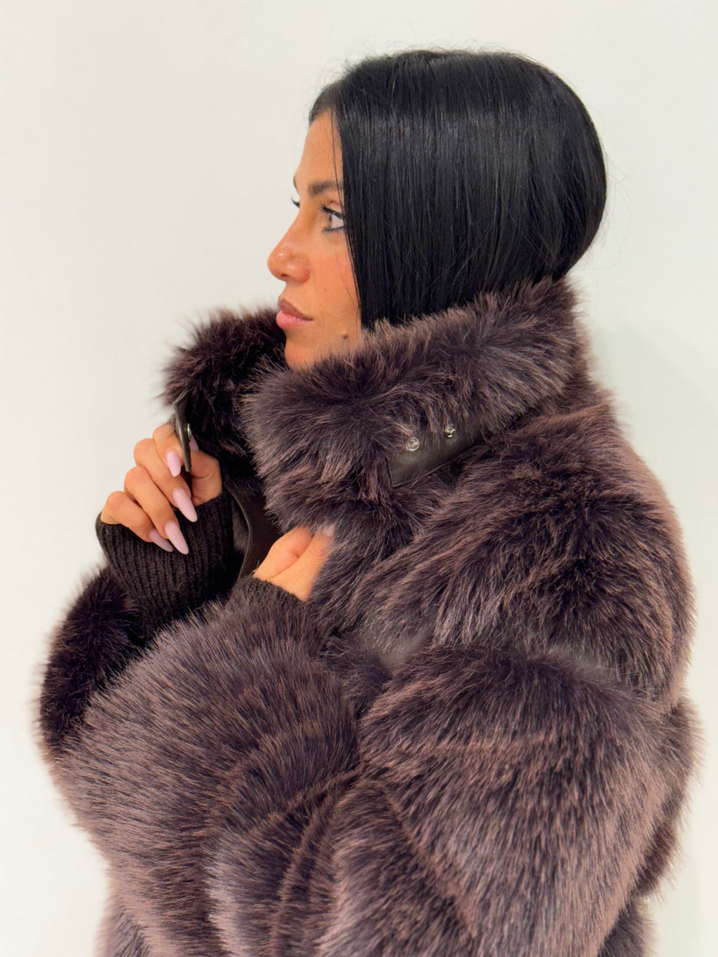 Giubbotto fluffy midi Patrizia Pepe