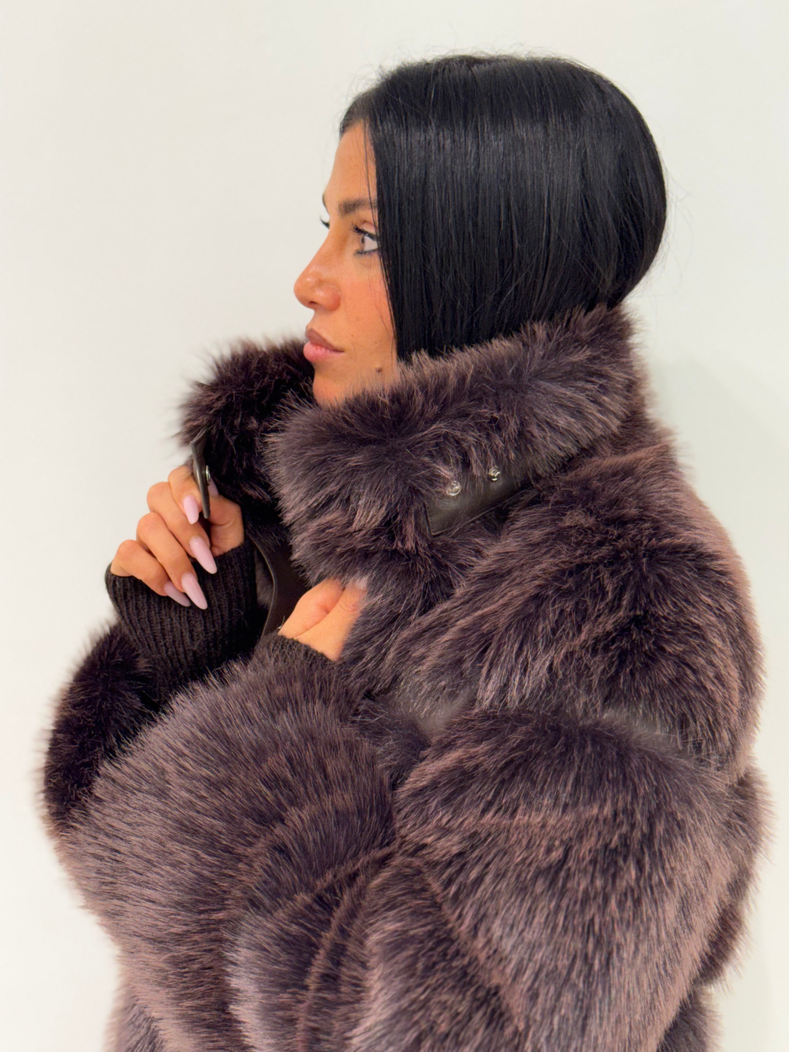 Giubbotto fluffy midi Patrizia Pepe