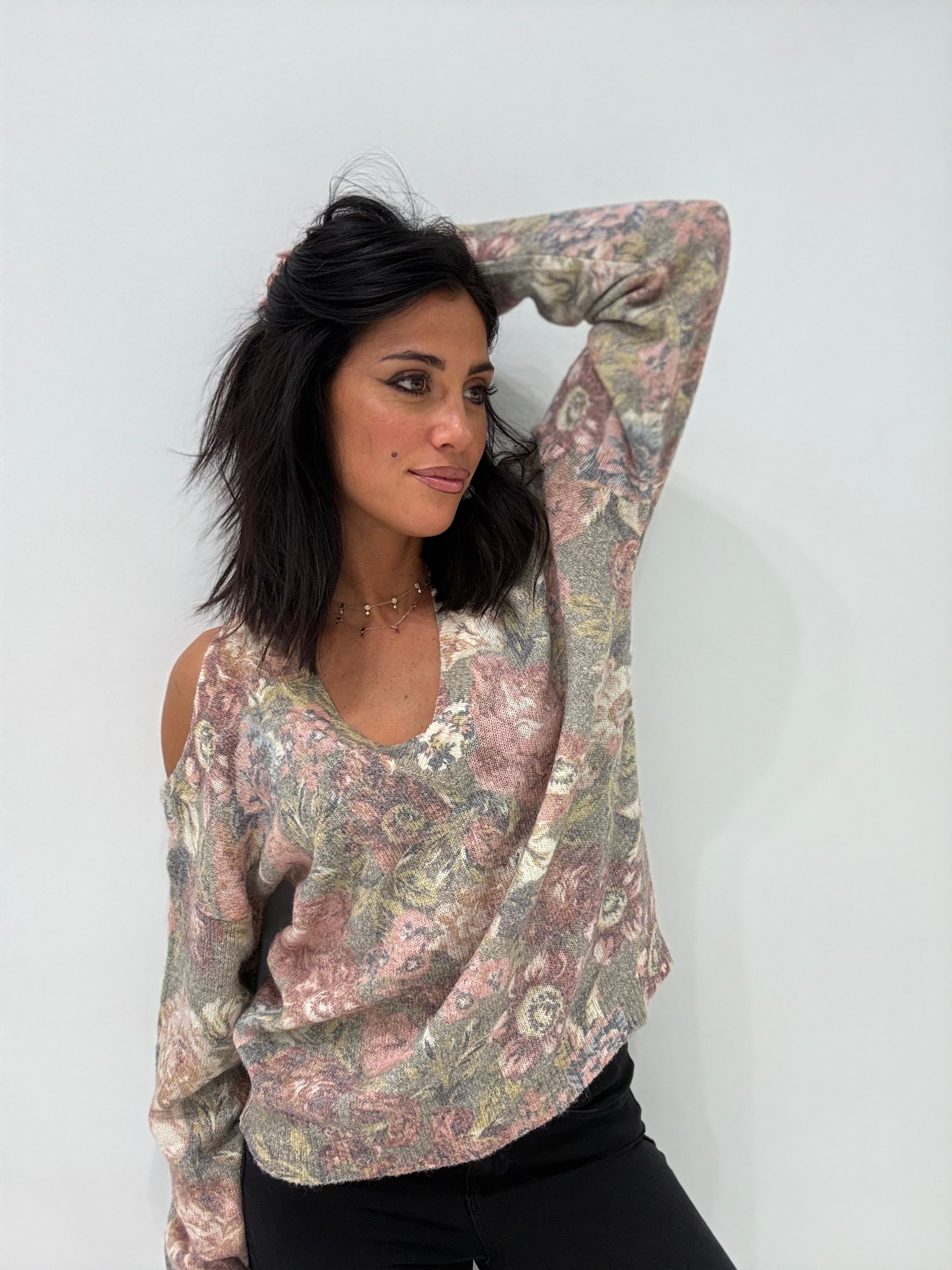 Maglia con cut-out Liujo