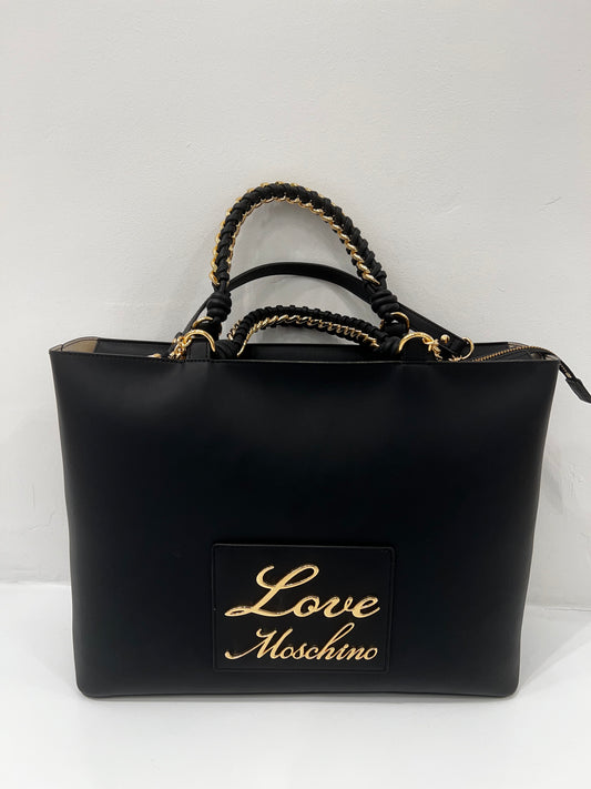 LoveMoschino - borsa PU nero