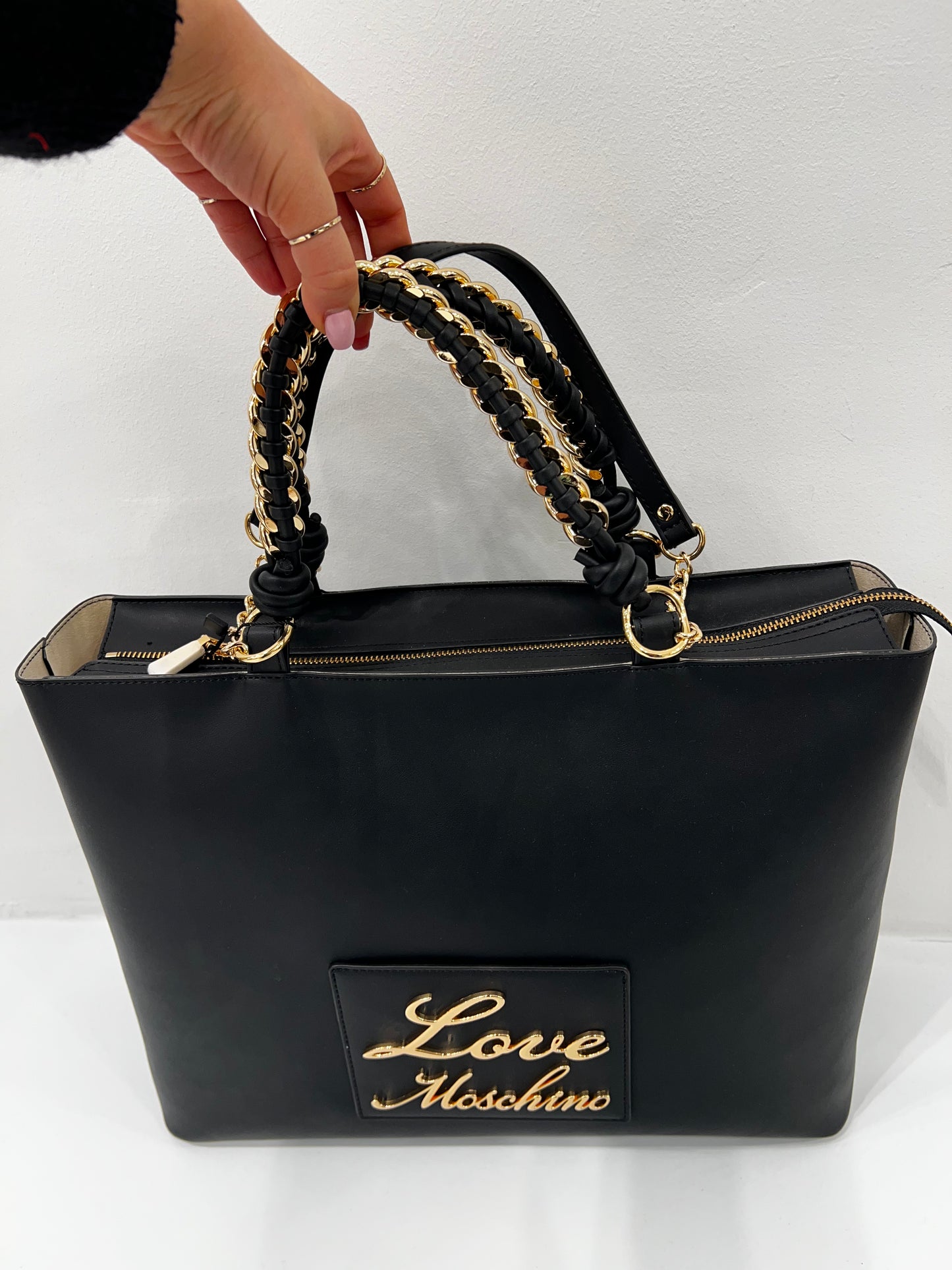 LoveMoschino - borsa PU nero