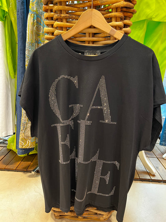 Gaëlle Paris - t-shirt in jersey mezza manica