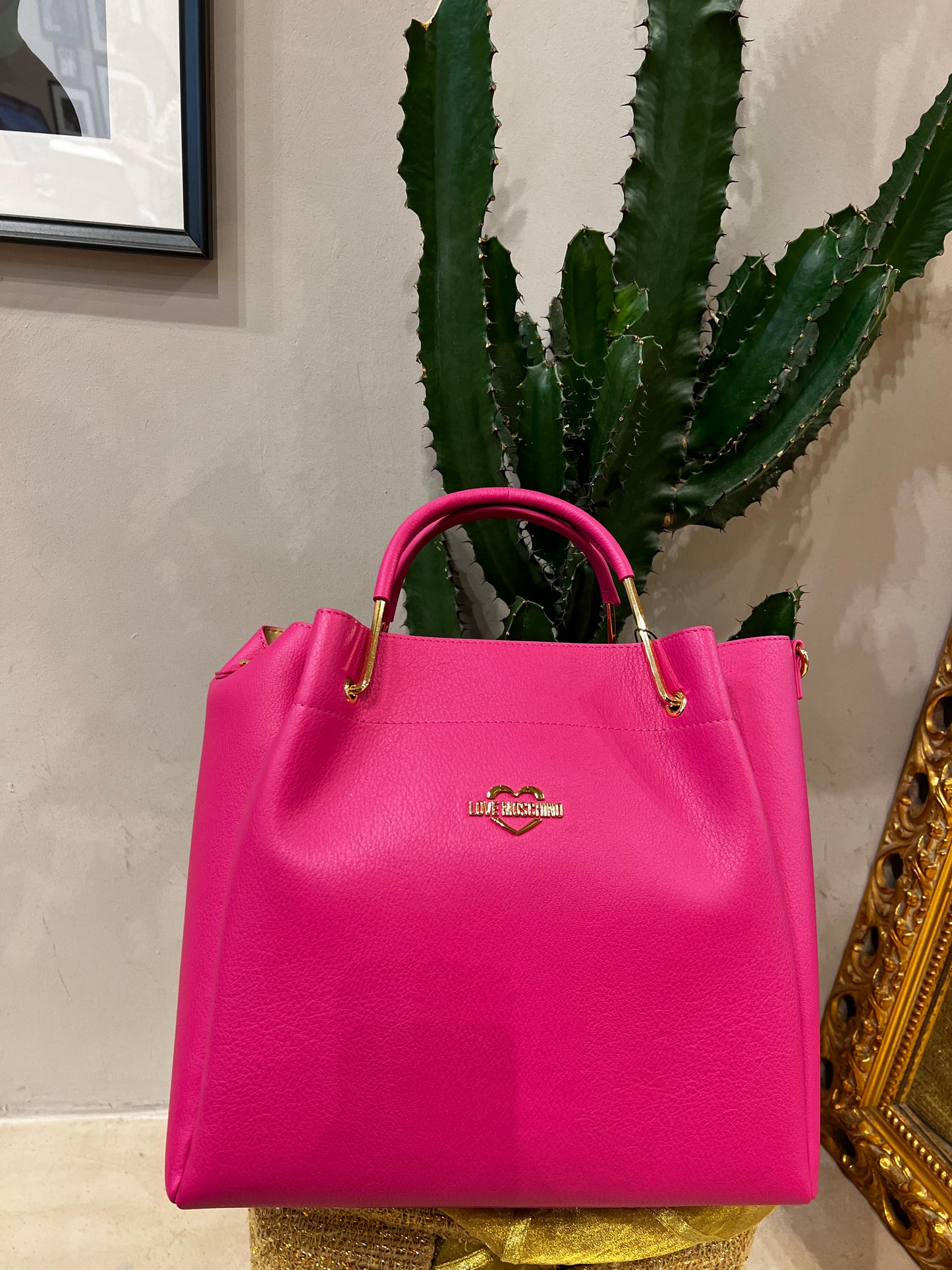 LoveMoschino - borsa PU fuxia