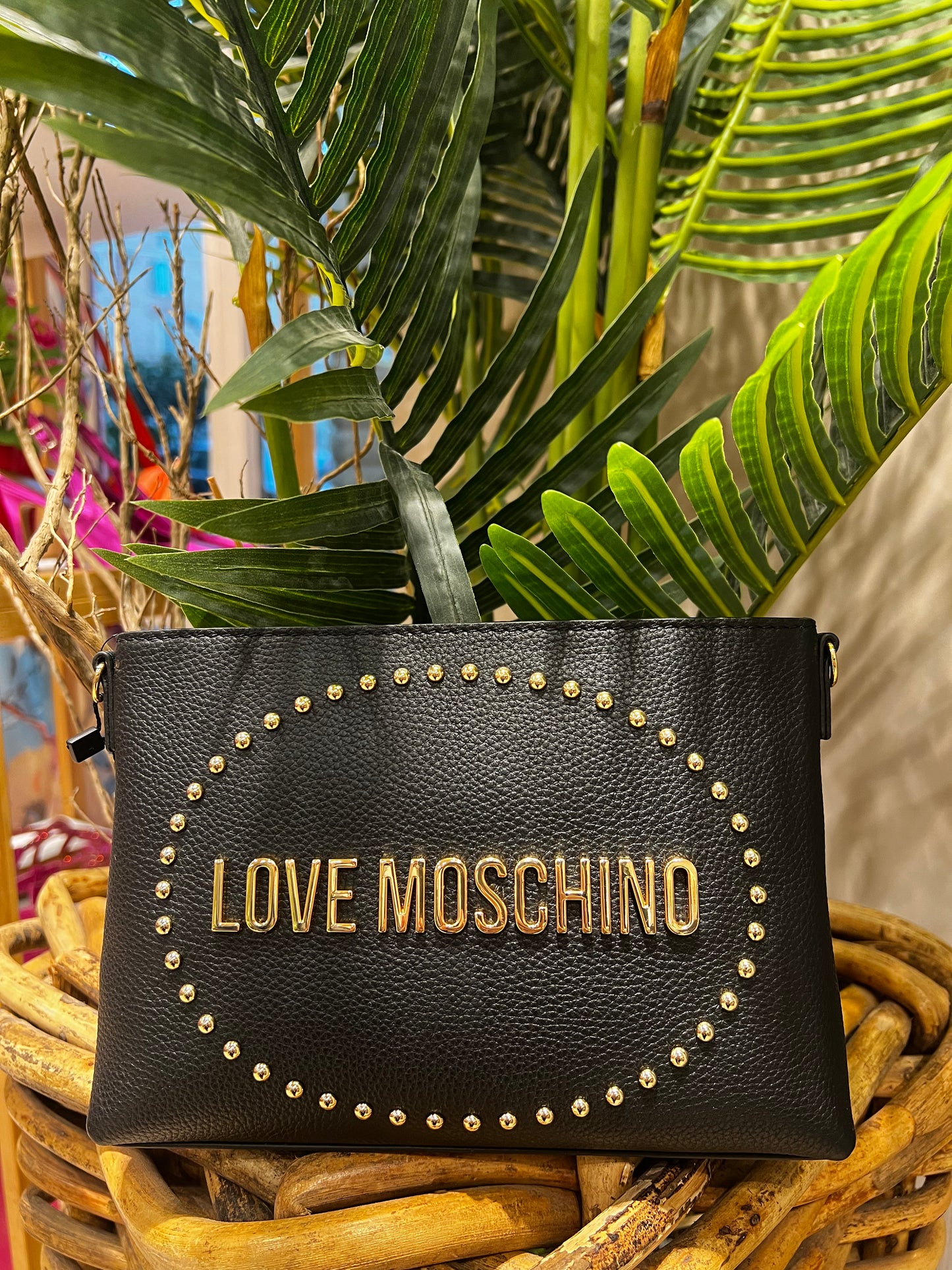 LoveMoschino - borsa vitello nero