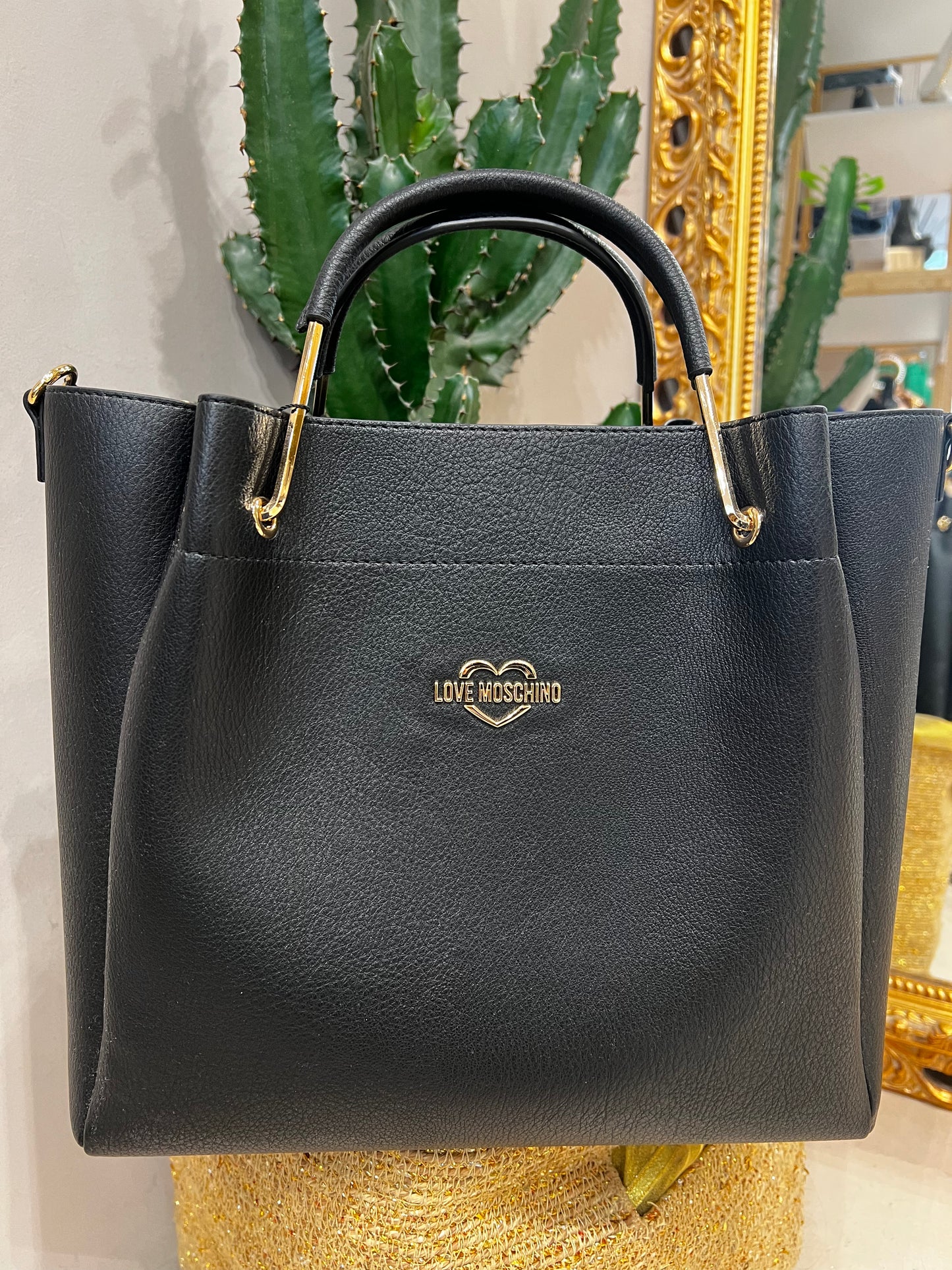 LoveMoschino - borsa PU nero