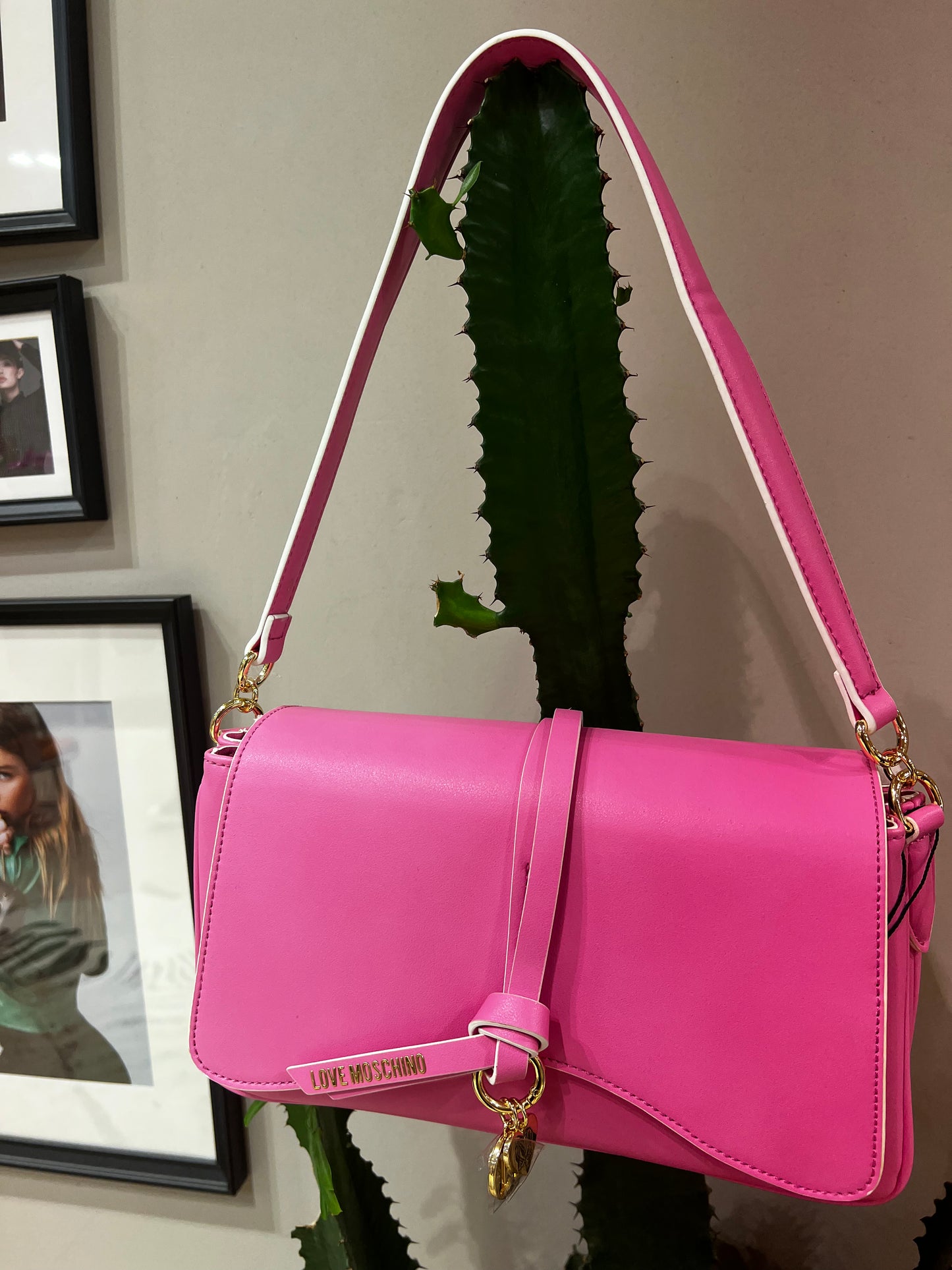 LoveMoschino - borsa PU pink