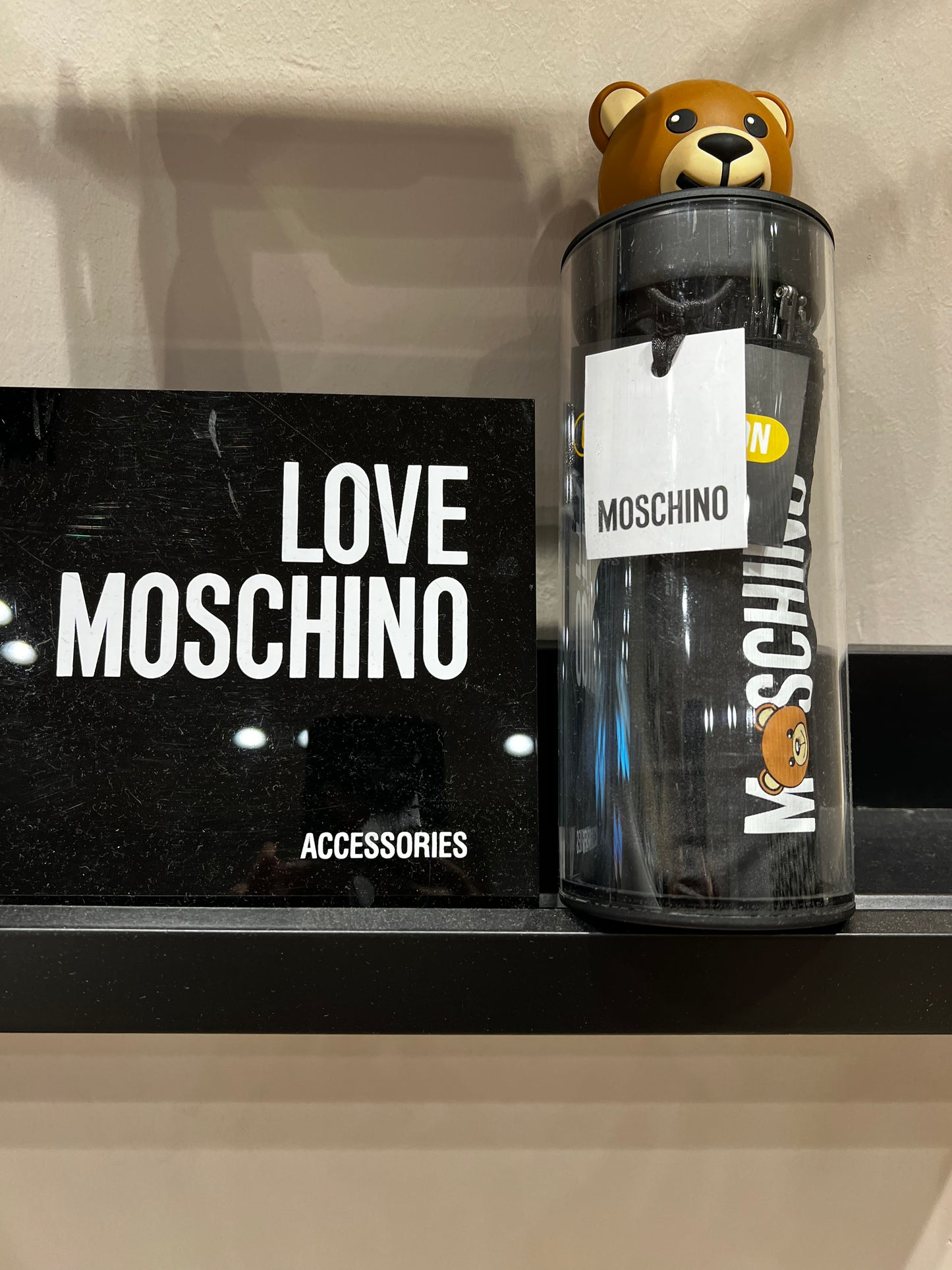 LoveMoschino - ombrello nero