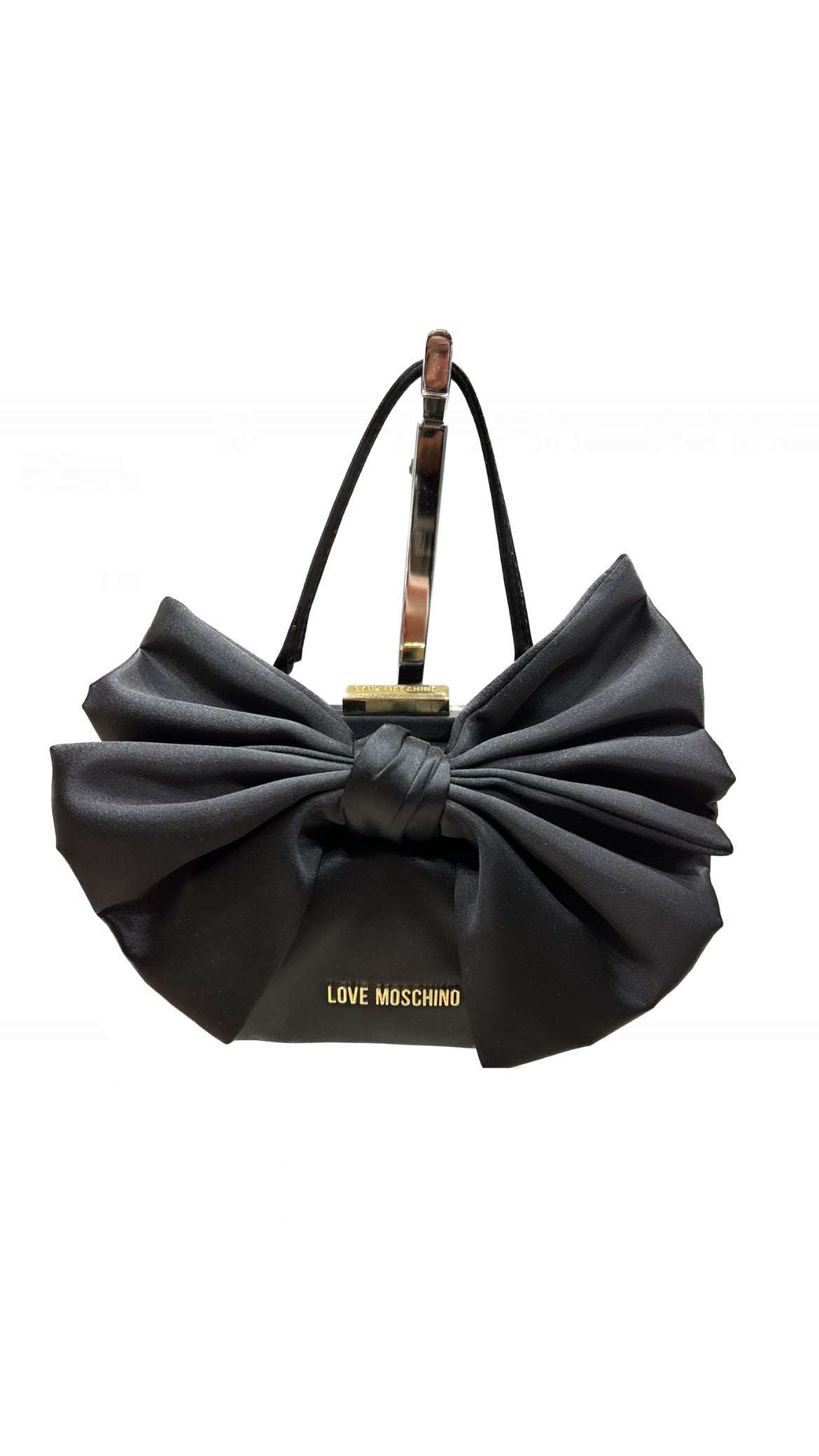 Love Moschino -GALA MINI SHOULDER BAG in Satin